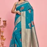 kanchipuram-art-kanchipuram-linen-silk-saree-in-turquoise-blue-v1-snga5524