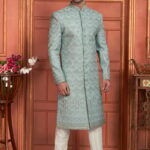 light-teal-silk-thread-hand-work-classic-sherwani-for-men-shmsc2809-u